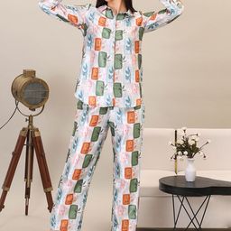 GRIVA Printed Shirt With Trouser-image-5