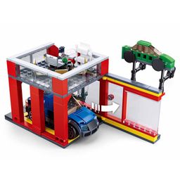 Sluban Automobile Sales Service Shop Making Set Multicolour - 302 Pieces image 5