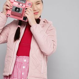 M&H Juniors Girls Solid Padded Jacket-image-29