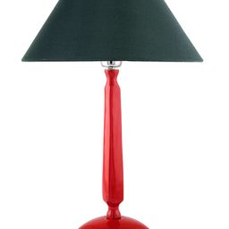 Homesake Red & Green Solid Cubist Aluminium Handcrafted Table Lamp with Shade image 3