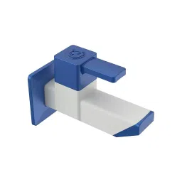 RN PTMT Bib Cock Foam Flow with Flange Wall Mount White & Metallic Blue 20 mm Faucet Hole, RNVIP02A32-image-90