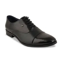 pelle albero Men Leather Lace-Ups Oxfords Formal Shoes-image-18