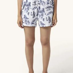 Dreamz by Pantaloons White Cotton Floral Print Shorts-picture-13