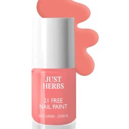 JUST HERBS 21 Free Nail Paint Peach Plush - 6 ml-image-30