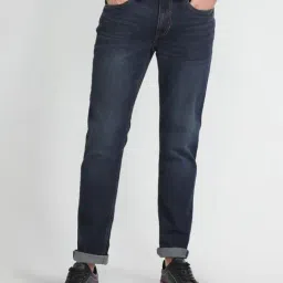 U.S. Polo Assn. Denim Co. Blue Cotton Slim Tapered Fit Jeans-picture-38