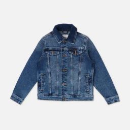 Pepe Jeans Kids Dark Blue Solid Jacket-image-18