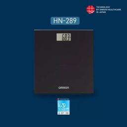 Omron HN 289 Black Automatic Personal Digital Weight Machine With Large LCD Display and 4 Sensor Technology For Accurate Weight Measurement image 2
