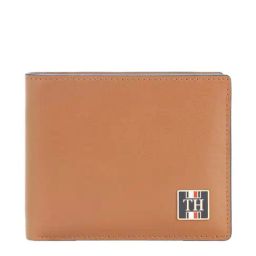 Tommy Hilfiger Calogero Tan Formal Leather Bi-Fold Wallet for Men-image-6