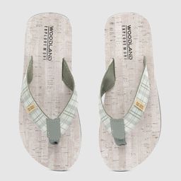 Woodland Men Checked Thong Flip-Flops-16