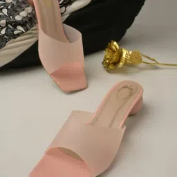 Shoetopia Women's Peach Casual Sandals-image-28