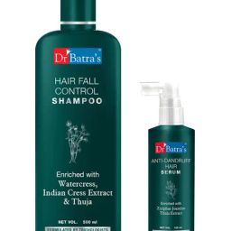 Dr. Batra's Anti Dandruff Hair Serum & Hair Fall Control Shampoo-30
