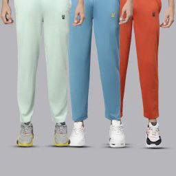 Vimal Jonney Multicolor Regular Fit Lounge Pants - Pack of 3-image-92