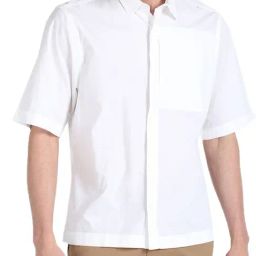 Calvin Klein Jeans White Cotton Boxy Fit Shirt-image-36