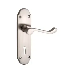 Screw Tight Brass Satin Nickel Finish Lever Lock Handle Z110402SN-image-94