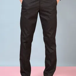 V-Mart Men Cotton Regular Fit Formal Trousers-image-74