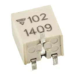 Vishay Surface Mount Trimmer Potentiometer 250 mW Power 1 kΩ Gull Wing Terminal, TSM4YL102KB25 (Pack of 50 Pcs)-image-99