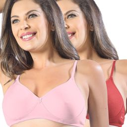 Sonari Pack of 2 Full-Coverage T-shirt Bras smile-31