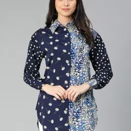 Oxolloxo Multicolor Floral Print Shirt-image-97