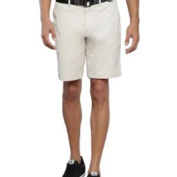 Calvin Klein Jeans Stony Beige Cotton Slim Fit Shorts-picture-37