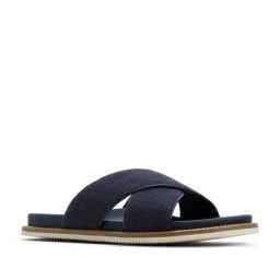 ALDO Men's Navy Cross Strap Sandals-34