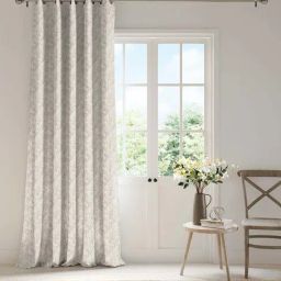 Ddecor Live Beautiful Beige Polyester 9Ft Long Door Room Darkening Curtain-image-77