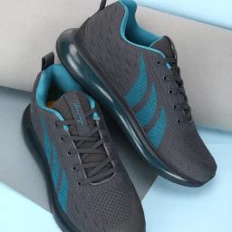 Allen cooper Men's Grey Running Shoes-image-54