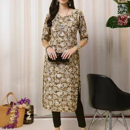 HERE&NOW Selection Of 3 Printed Straight Kurtas-image-72