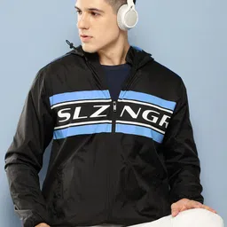Slazenger Brand Logo Printed Outdoor Jacket-picture-46