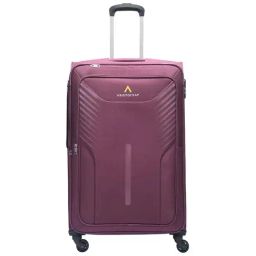 Aristocrat Skyway Maroon Printed Soft Large Trolley Bag - 48 cm-34