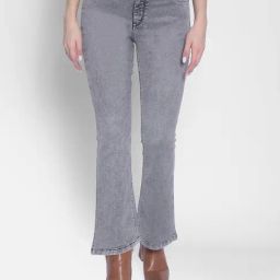 Crimsoune Club Grey Bootcut Mid Rise Jeans-image-62