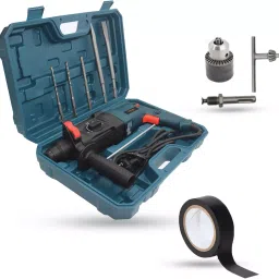 Walkers 1200 W Hammer Impact Drill Kit 26 mm Chuck Size with 5 Bits, WKCB367M1-picture-7