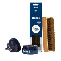 Helios 2 Pc Shoe Cream & Natural Hair Brush Shoe Care-53