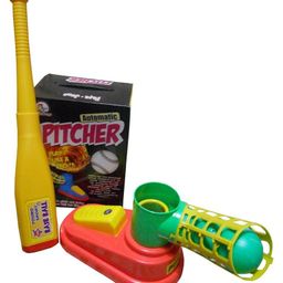 Goyals Automatic Pitcher Power Shot Basebat Cricket Game - Multicolour-12