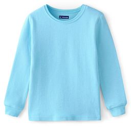 Pine Kids Full Sleeves Solid Thermal Vest - Light Blue-image-54