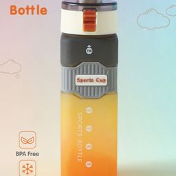 BPA Free Sports Water Bottle Grey - 750 ml-image-47