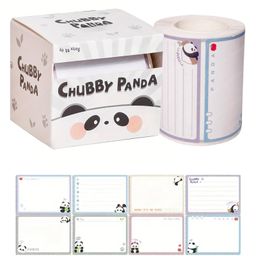 Bunie Panda Theme Self-Adhesive Sticky Notes256 Pcs Multicolor-12