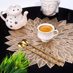 Star Weaves Set Of 4 Flower Design Table Placemats image 2