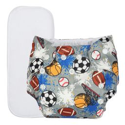 chinmay kids Chinmay  Freesize Reusable Washable Adjustable Snap Buttons Cloth Diaper with Wet Free Insert Pads (Color & print May Vary) image 4