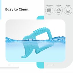 R for Rabbit Silicone Teether Elephant Shape - Blue image 5