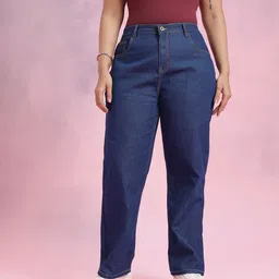DressBerry Curve Women Plus Size Straight Fit Jeans-image-98