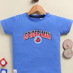 Biskid Kids Boys Blue Printed T-shirt-picture-40
