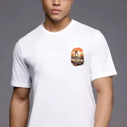 SZN Men Graphic Printed Round Neck T-shirt-image-32