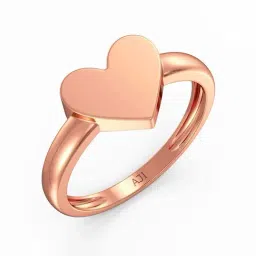 Joyalukkas Yuva Collection Soft Heart 14k Gold Casual Ring for Women-image-21