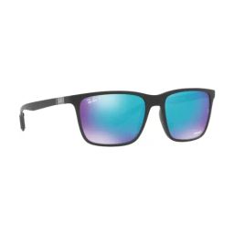 Ray-Ban Blue Polarized Rectangular Sunglasses for Men image 3