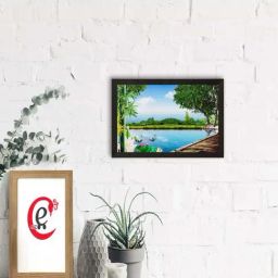 eCraftIndia Scenery View Matt Textured UV Art Painting-19