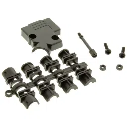 MH CONNECTORS BACKSHELL, D, 45DEG, 9WAY, MHD45PPK9-K-66