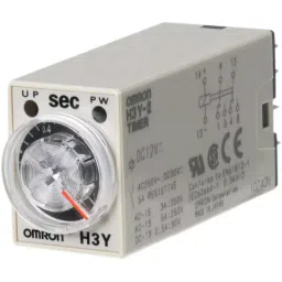 Omron Solid State Timer IP40 2c Timed Contacts About 50 g, H3Y-2 DC24 1S-0
