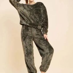 Sweet Dreams Olive Green Winter Track Suit-image-98