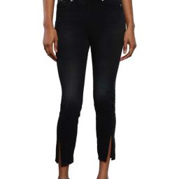 Calvin Klein Jeans Skinny Washed Black Lightly Washed High Rise Jeans-image-76