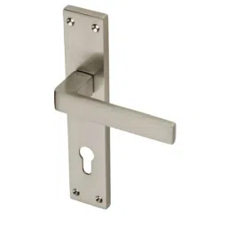 AHA! Lock Set with 70 mm OSK Brass Cylinder Lynn-L DNBE Finish-picture-45